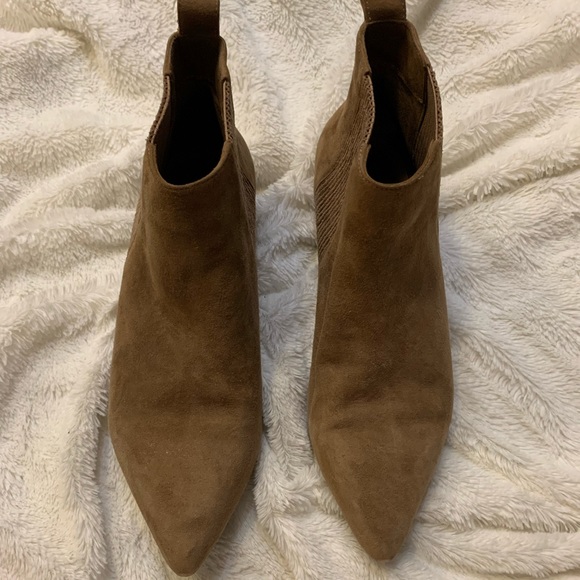 Senso “Kylee” Suede Ankle Boots in Camel - Picture 4 of 7